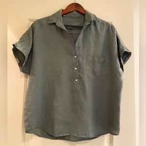 Grayson 100% Linen Popover Shirt